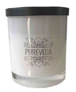 Pureveda Classic Collection Black Matte Lid Australian Luxury Home Fragrance